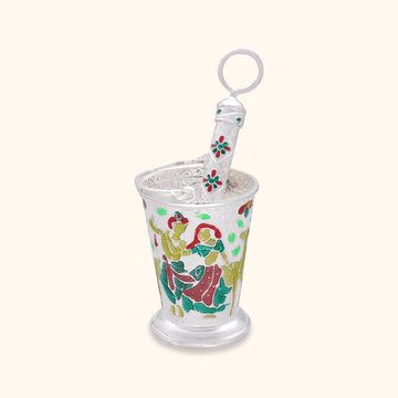 925 Silver Elegant Balti Pichkari for Festive Fun